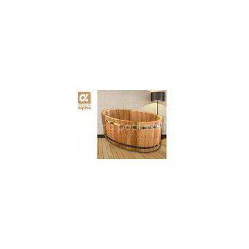 ISO Approved Inspiration Wood Bathtub With Years Red Cedar for Home Shower Bath
