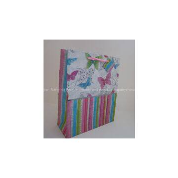 Large Butterfly Giftbag With Glitter-2