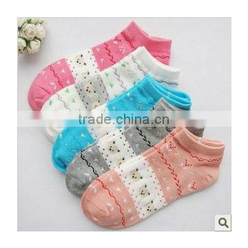 Socks Manufacturers in China Street Fashion Wholesale Fluorescent Bright Color Cute Panda Young Girl Socks For Women