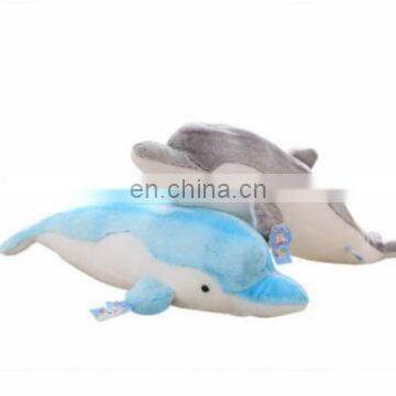 Custom cute plush dolphin toy for kids