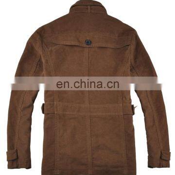 2015 Fashion Spring Cotton Classic Style Man Business Suit Coat Long photo-3