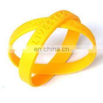 Debossed Silicone Wrist Bracelet