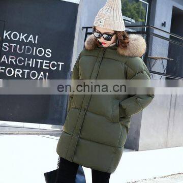 Korean Version of the Thick Down Jacket 2017 Winter Large Size Loose Students Bread Clothes Cotton Clothing Women S1019