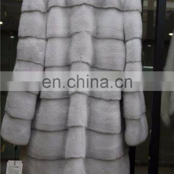 Wholesale Natural Soft Winter Real Fur Coat Garment Mink Fur Coat photo-4