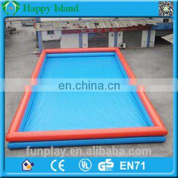 HI 0.55mm/0.9mm PVC tarpaulin outdoor inflatable water pool, giant cubic inflatable pool for sell