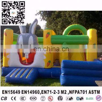 Commercial grade rabbit inflatable mini jumper, kids inflatable jumping inflatable, bouncers for kids