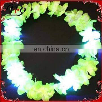 2014 new design led hawaiian flower lei garlands