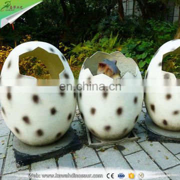 KAWAH Customized Amusement Park Fiberglass Dinosaur Eggs for Kids