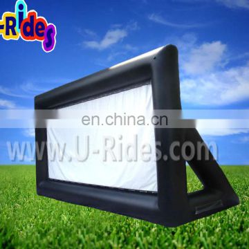 Amusing Black Color Cinema Inflatable Movie Screen