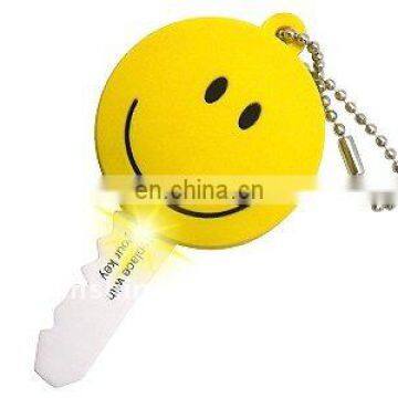 Soft PVC key cover with LED