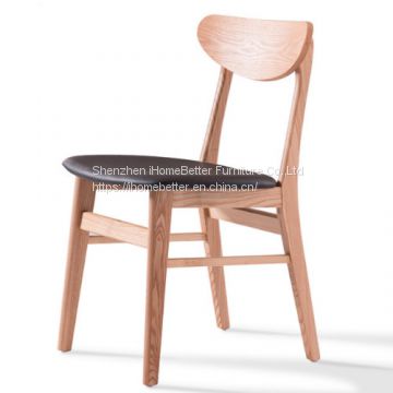 Solid wood chair of modern Chinese style restaurant chair recreational chair cafe Chair