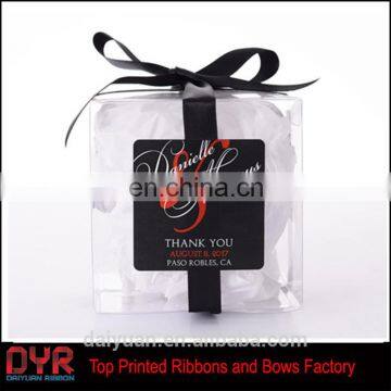 Perfume bottle Grosgrain ribbon packing bow