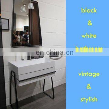 2018 amazing metal vanity base for grey bathroon design