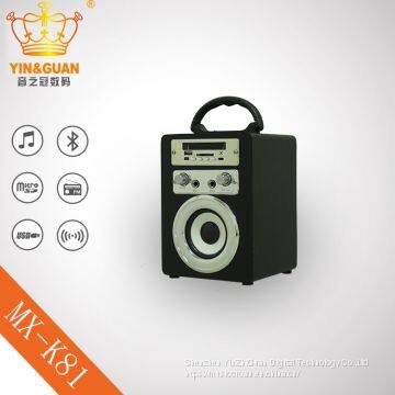 Card wooden wireless mini blutooth speaker multifunction outdoor bluetooth speaker