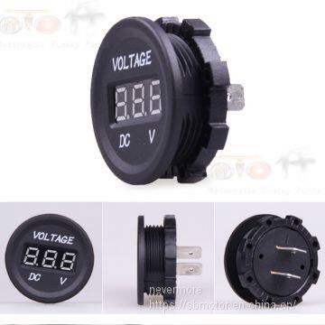 Spirit Beast motorcycle modified LED digital display instruments volt meter for12-24V  high precision waterproof ER308