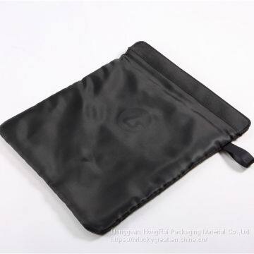 OEM Customized Design Earphone Bags for Headphone Earphone Made by Fabric Black Colour photo-4