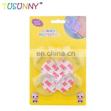 high Quality Baby Safety Clear Corner Guard/ clear table corner protector/rubber corner guard