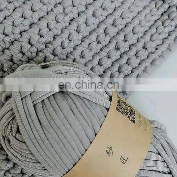 Yarn Craftsman wholesale 100% polyester cloth strip yarn for hand knitting