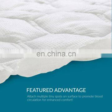 Hypoallergenic Queen Quilt Elastic Soild Coloured Patterned Bed Cover Waterproof Mattress Protector For India photo-5