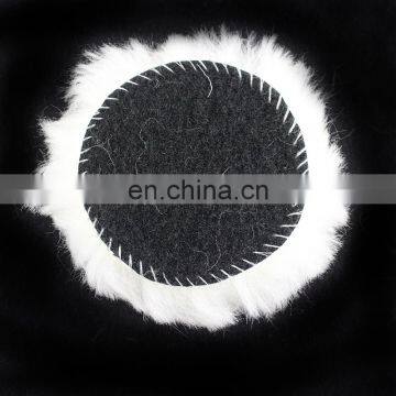 3" 4" 5" 6" 7" 8" Inch Lamb Wool Polishing Pad Discs / Polishing Bonnets With Drawstring System photo-5