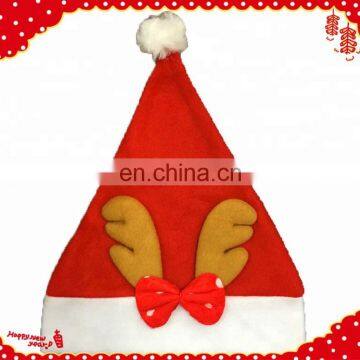 2018 New Products Non Woven Fabric Plush Christmas Santa Hats for Kids photo-4