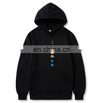 LAITE H2037 soft planet printed oversized hoodies sweatshirts unisex fashion fleece men's hoodies