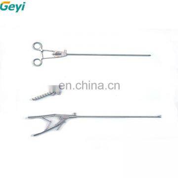 Reusable V-shaped Heavy Curved Needle Holder Forcpes Laparoscopic Instruments photo-6