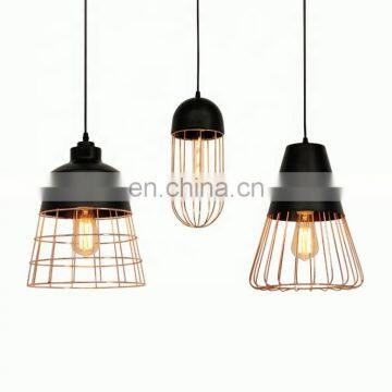 Traditional Vintage Metal Home Decor Lighting E27 Pendant Lamp