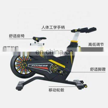 High quality Wholesale New Design Fitness club indoor cycling body fit dynamic exercise cycle magnetic spin bike