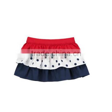 2014 New design of children's Patriotic Ruffle Skirt wear everyday