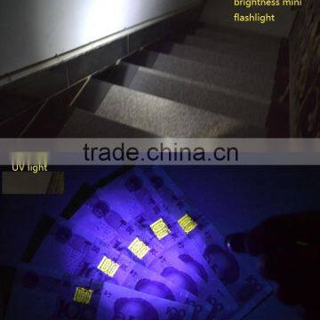 Promotion Metal Laser LED UV Keychain Light Flashlight photo-3