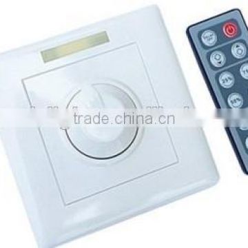 LED wall light use 1channel IR led dimmer with 12 buttons 12V/24V led dimmer