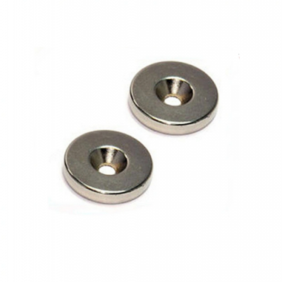 NdFeB Counter Sunk Magnet Neodymium Magnet With Countersunk Hole
