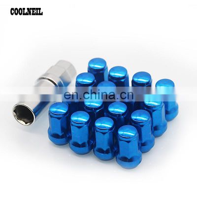 Car Accessories Blue Automotive Wheel Nut