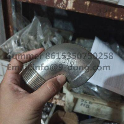 SS304 Stainless Steel Sanitary 90 Degree Bend Fittings Elbow