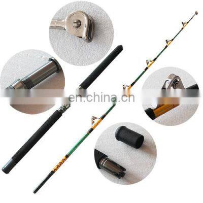 in stock Wholesale heavy Ocean Boat Fishing   super hard metal wheel Stream Rod seat trolling rod