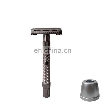 Wholesale Classical Men Razor Blade Zinc Alloy Handle Double Edge Safety Razor