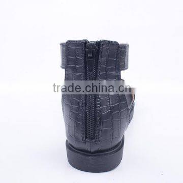 Fashionable Woman Cheap Wholesale Summer Flat Zipper up Sandals New Design photo-5