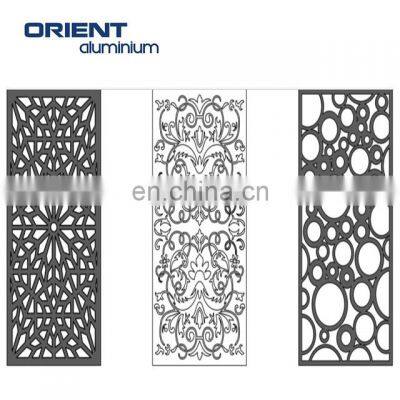Modern Design Decorative Screen Panels Outdoor Metal Privacy Fence Panel With Different Laser Cut Patterns