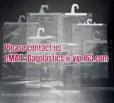 PVC/EVA Plastic Cloth Underwear Hanger Packaging Bag With Snap Button,Eco-Friendly Pvc Pvc/Eva Hook Garment Bag,Customiz photo-2