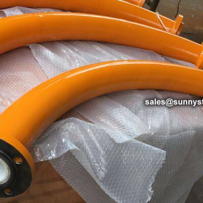 Alumina Ceramic Sleeve Lined Pipe Elbow