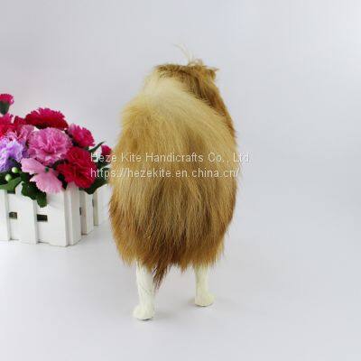 Simulation Animal Pomeranian Shape Cute Ornaments Famous Dog Name Dog Pet Supplies photo-3