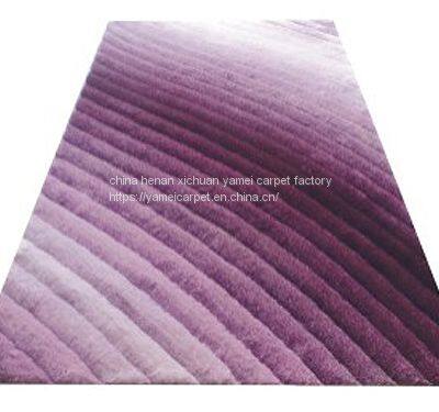 Yamei Lagend 3D High Quality Polyester Shaggy Carpet Korea Silk Shaggy Carpet and Rug SH22004 photo-2
