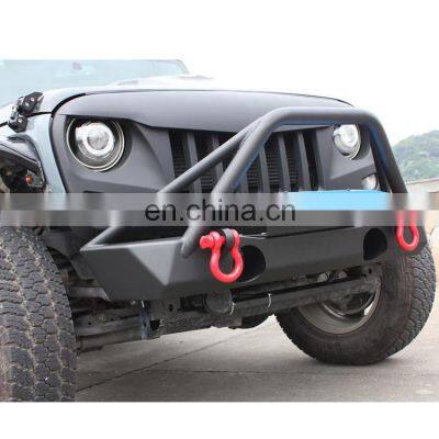 Offroad parts Steel Front bumper Bull bar for Jeep Wrangler JK bumper accessories