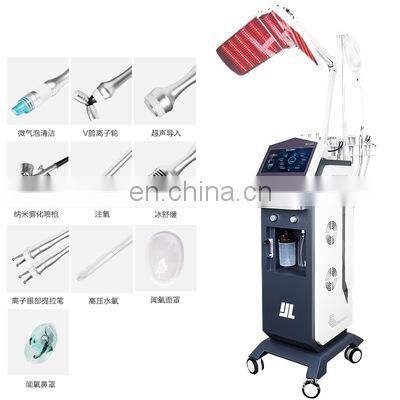 Pdt Led Light Therapy Facial Beauty Machine Microdermabrasion 6 In1 Hydro Water Oxygen Jet Peel Machine photo-3