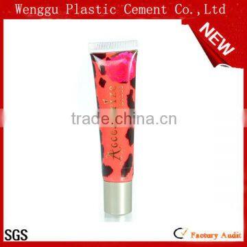 19mm Cute lip gloss container for cosmetics cosmetic plastic soft tube