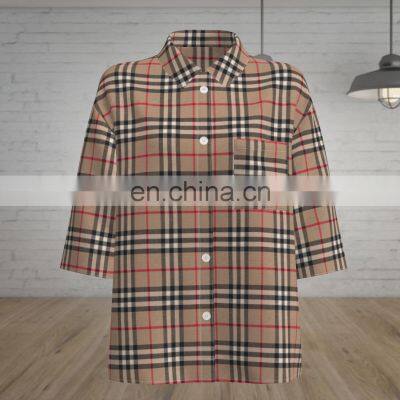 SPRING/SUMMER TOP SALES 100%COTTON OXFORD CHECK photo-4