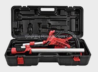Portable 225mm Long Handle Telescopic Foldable Electric Drywall Putty Wall Sanding Machine Drywall Sander With LED Light