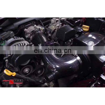 Customer Design Dry Carbon Fiber Auto Parts 3K Twill Cold Air Intake For Toyota GT 86