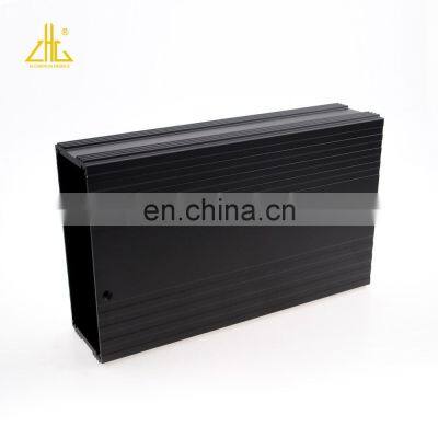 Customize Producing Matt Anodized Black Cnc Machining Aluminium Case for Lithium Battery